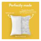 Slumberdown Continental Square Medium pillow 65x65cm (British brand)
