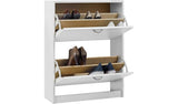 Argos Home white shoe storage cabinet - British product