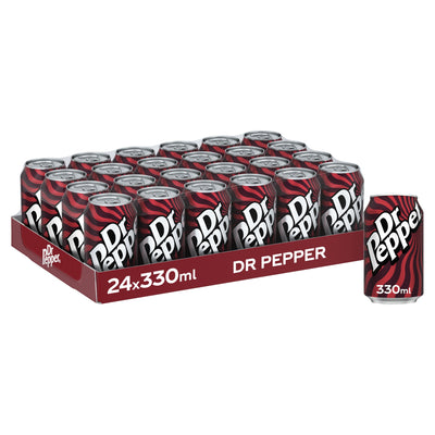 Dr Pepper Sprudelndes Erfrischungsgetränk 24 x 330 ml