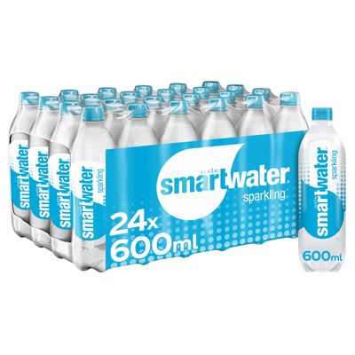 Glacéau Smartwater Kullsyreholdig Vann 24 x 600 ml