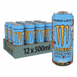 Monster Energy Drink Mango Loco 500ml 12 pack, imported from the UK
