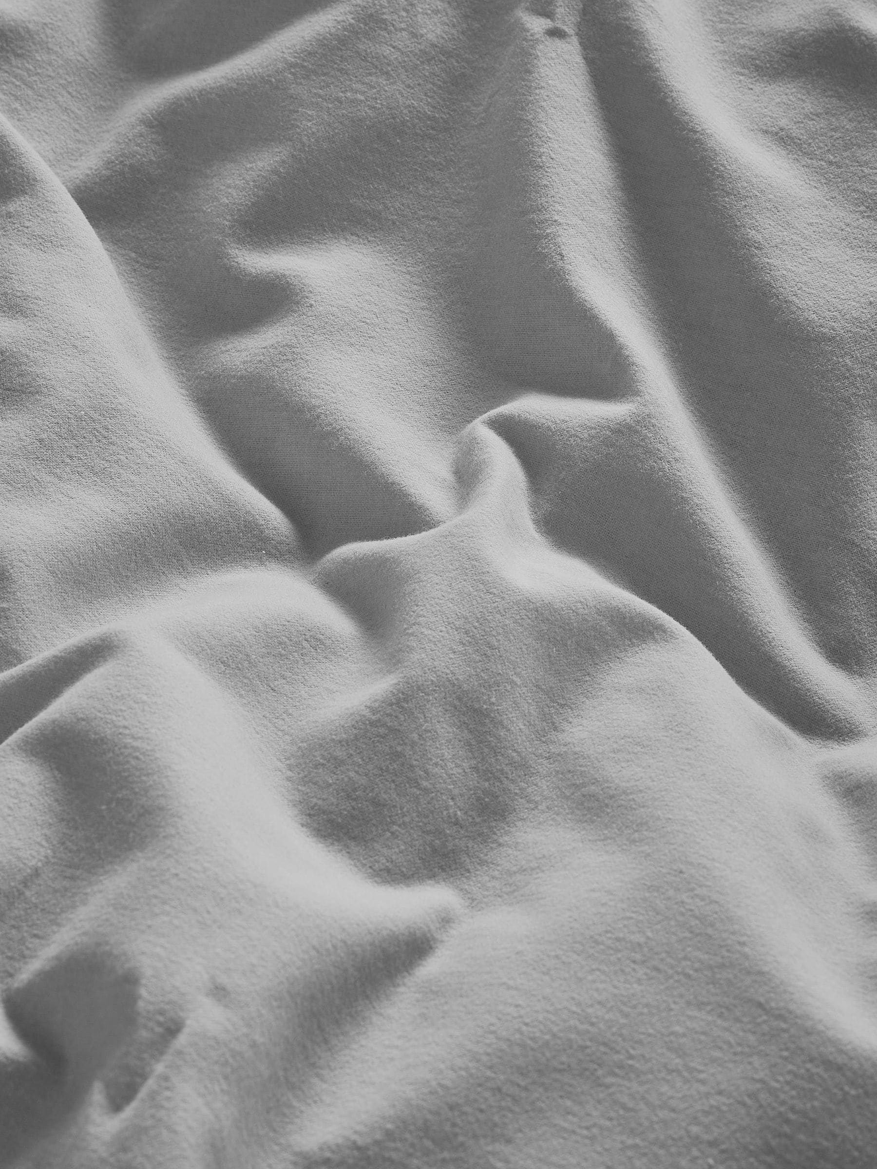 Silver Grey Supersoft Cotton Duvet Cover Set (British brand)