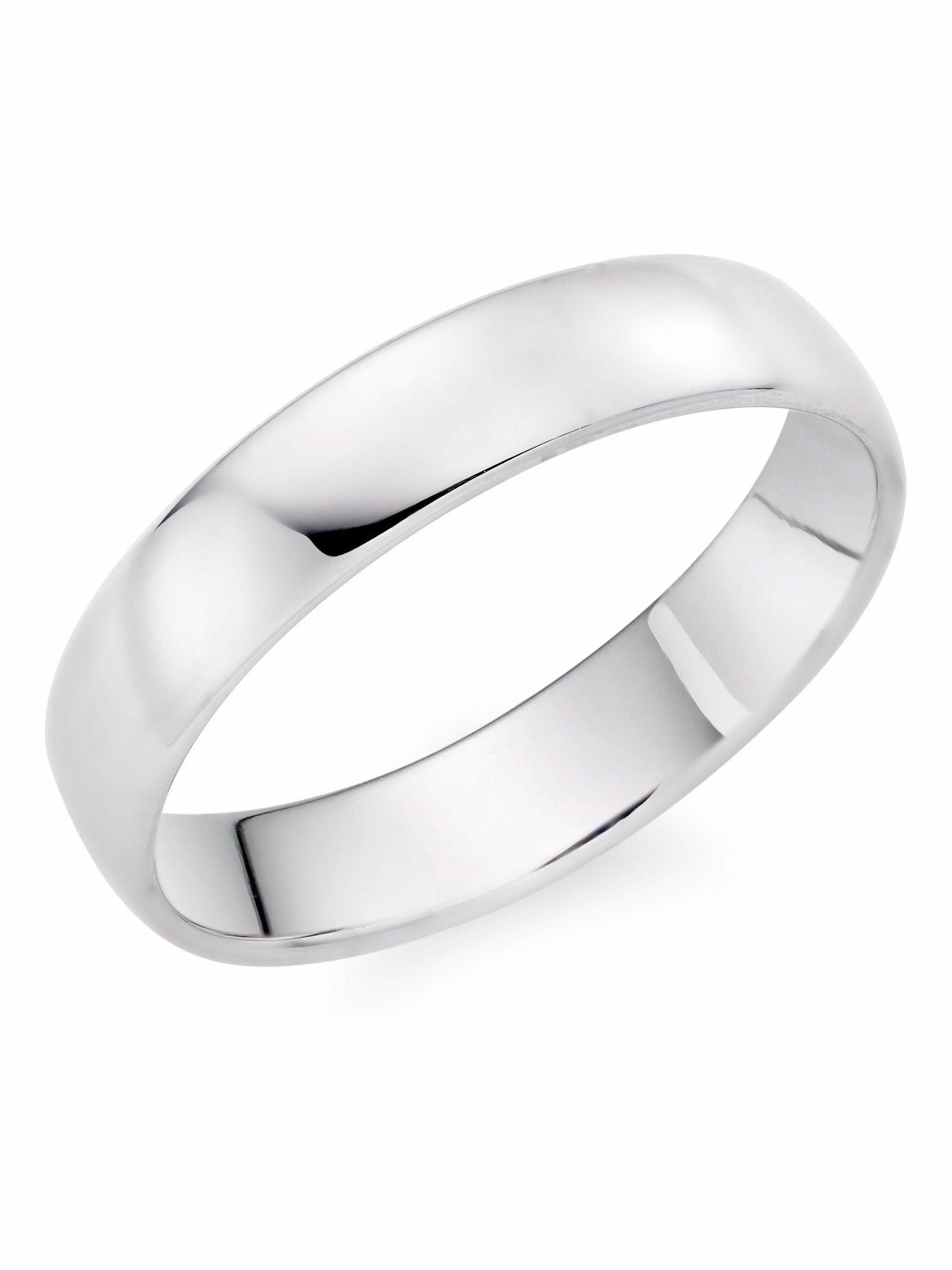 Beaverbrooks platinum wedding ring 4mm width - British product