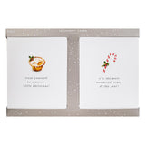 M&S Mince Pie & Candy Cane Charity Christmas Card Pack