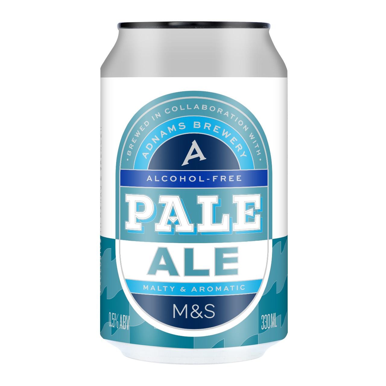 M&S Low Alcohol Pale Ale 330ml, imported from the UK