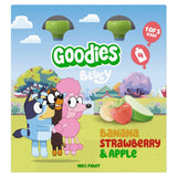 Goodies BLUEY Kids Banana,Strawberry&Apple Smoothie Fruit Pouch Multipack