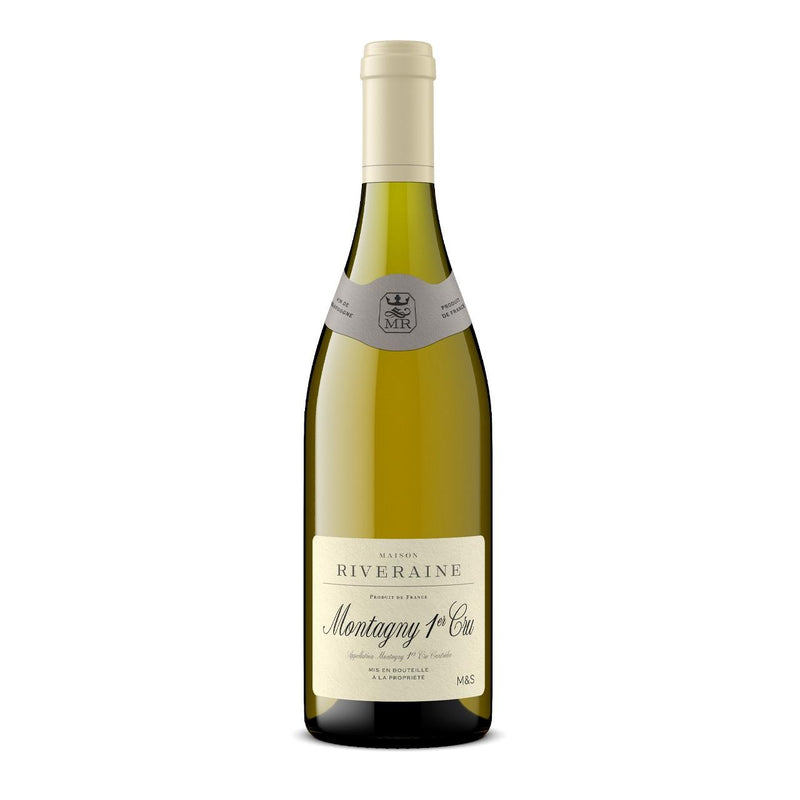 M&S Chardonnay white wine from Montagny Premier Cru, imported from the UK