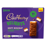 Cadbury Delights Soft Nougat Hazelnut & Caramel Chocolate Bars