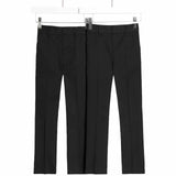 M&S Boys Slim Leg School Trousers, 8-9 Years, Black