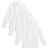 M&S Boys 3Pk Slim Fit Shirt 3-4 Y