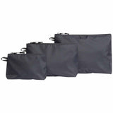 M&S Mens 3 Pack Travel Pouches with Stormwear, One Size, Charcoal