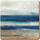 Creative Tops Blue Abstract Premium Coasters, 10.5cm