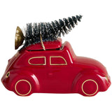 M&S Mandarin Clove and Cinnamon Car Candle, Red Mix