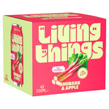 Living Things Rhubarb & Apple Prebiotic Soda
