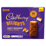 Cadbury Delights Soft Nougat Orange & Caramel Chocolate Bars