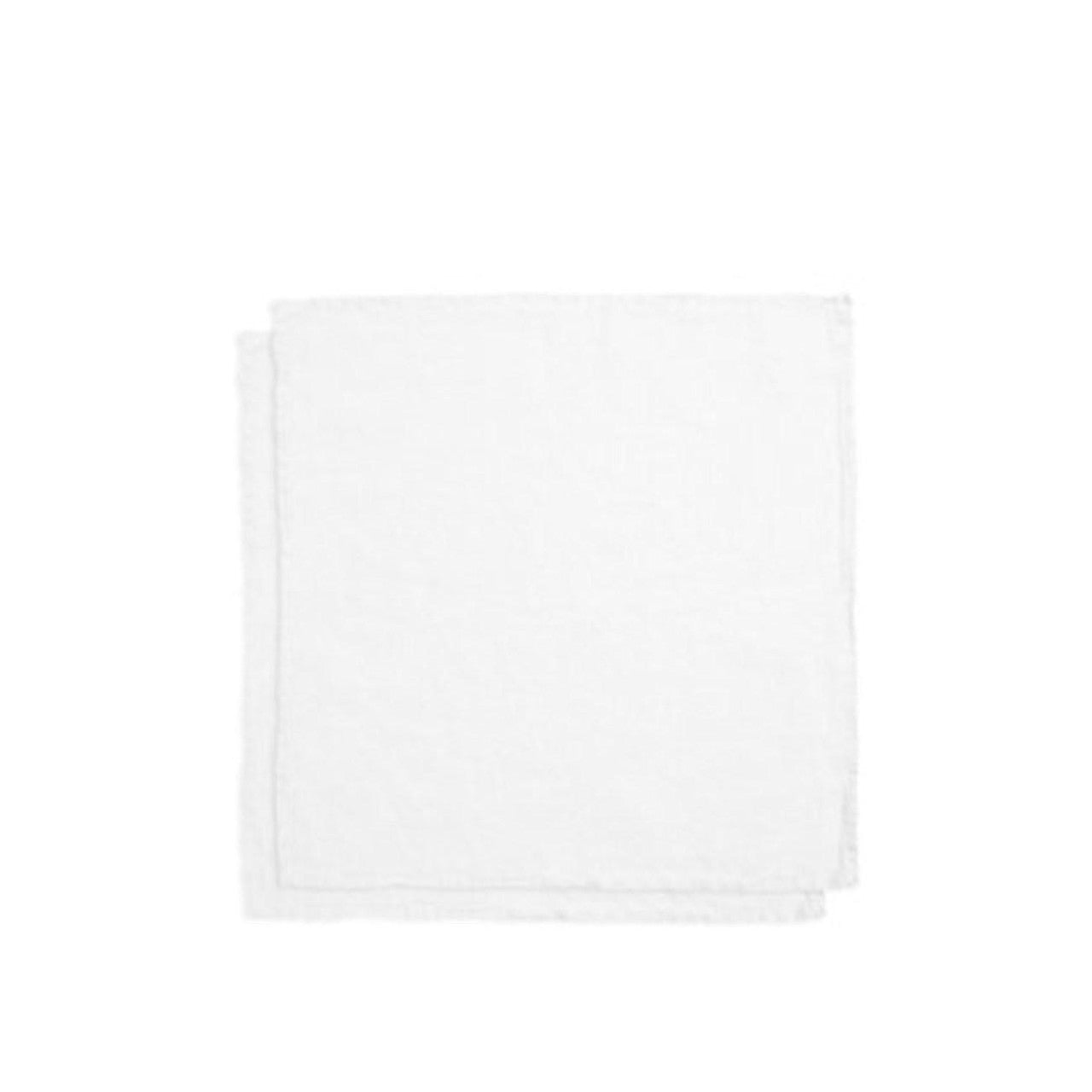 Daylesford white linen napkins 55cm large, pack of two - British product