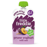 Little Freddie Organic Prune Yoghurt with Oats Baby Food Pouch 6+ Months