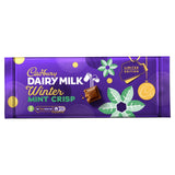 Cadbury Dairy Milk Winter Mint Crisp Chocolate Bar
