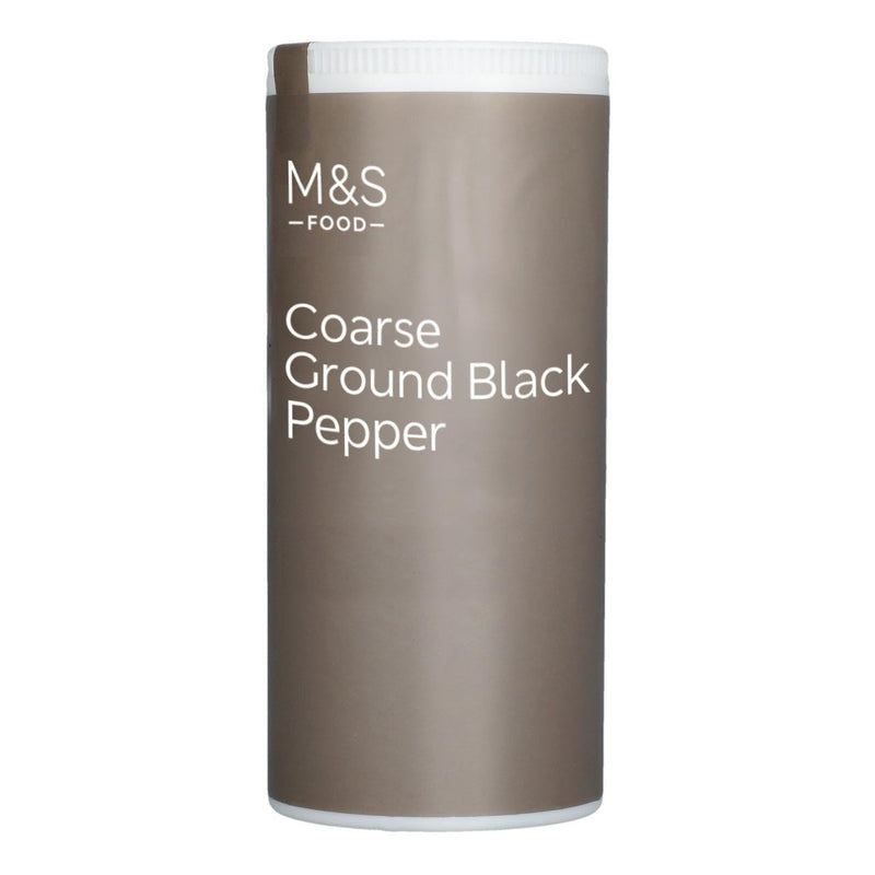 M&S coarse ground black pepper pot - British product