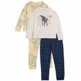 M&S Dino Pyjamas, 2 Pack, 5-6 Years, Navy