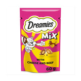 Dreamies Mix Cat Treat Biscuits with Cheese & Beef