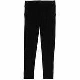 M&S Girls Cotton Rich Leggings, 7-8 Years, Black