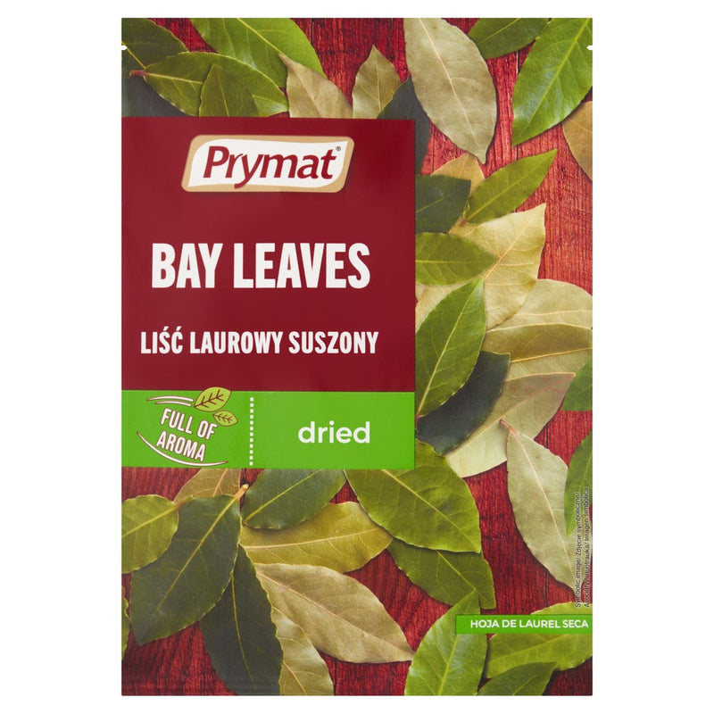 Prymat bay leaves dried herb sachet, imported from the UK