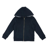 M&S, Boys, Cotton Plain Hoodie, 5-6 Years, Navy