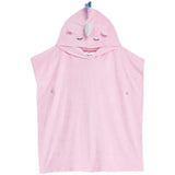 M&S Unicorn Towelling Poncho, 3-4 Years, Pink
