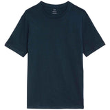 M&S Mens Regular Fit Pure Cotton Crew Neck T-Shirt, L, Navy