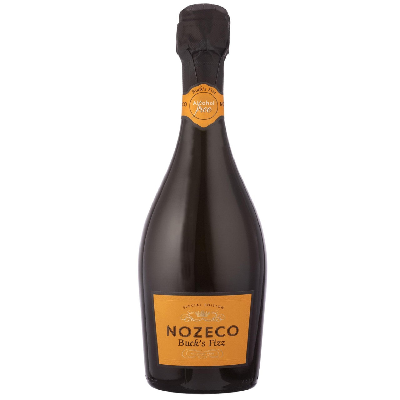 Nosecco alcohol-free bucks fizz sparkling drink, imported from the UK