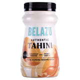 Belazu roasted tahini paste made from Humera sesame seeds in tub - British product