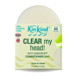 KinKind CLEAR My Head! Anti Dandruff Solid Conditioner Bar for Flaky Scalp