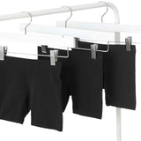 M&S Girls Cotton Rich Plain Shorts, 3 Pack, 3-4 Years, Black