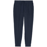 M&S Mens Pure Cotton Waffle Loungewear Bottoms, L , Navy