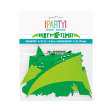 Blue & Green Dinosaur Party Time Banner 5ft