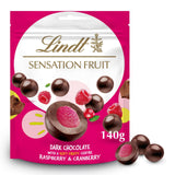 Lindt Fruit Sensations Raspberry & Cranberry Chocolate Pouch