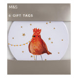 M&S Robin Christmas Gift Tags
