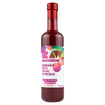 RAW Health Organic Red Wine Vinegar With The Mother