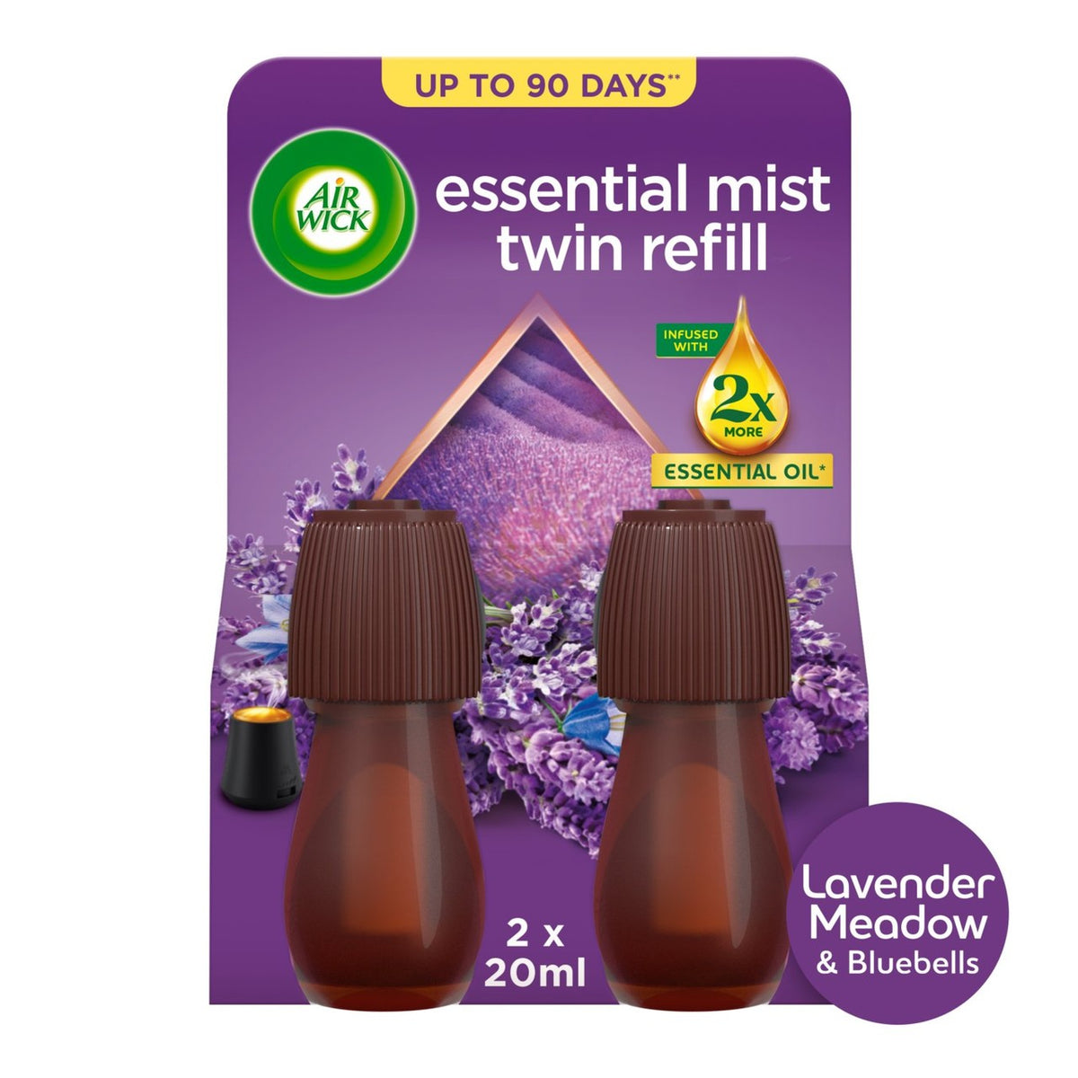 Airwick lavender essential mist diffuser refill twin pack - British product