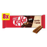 KitKat 2 Finger Dark Chocolate Biscuit Bar, Multipack