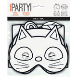 Colour Your Own Halloween Paper Masks