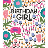 Ditsy Birthday Girl Card