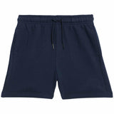 M&S Boys Cotton Rich Shorts, 3-4 Years, Navy