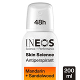 INEOS Skin Science Antiperspirant Deodorant Mandarin & Sandalwood