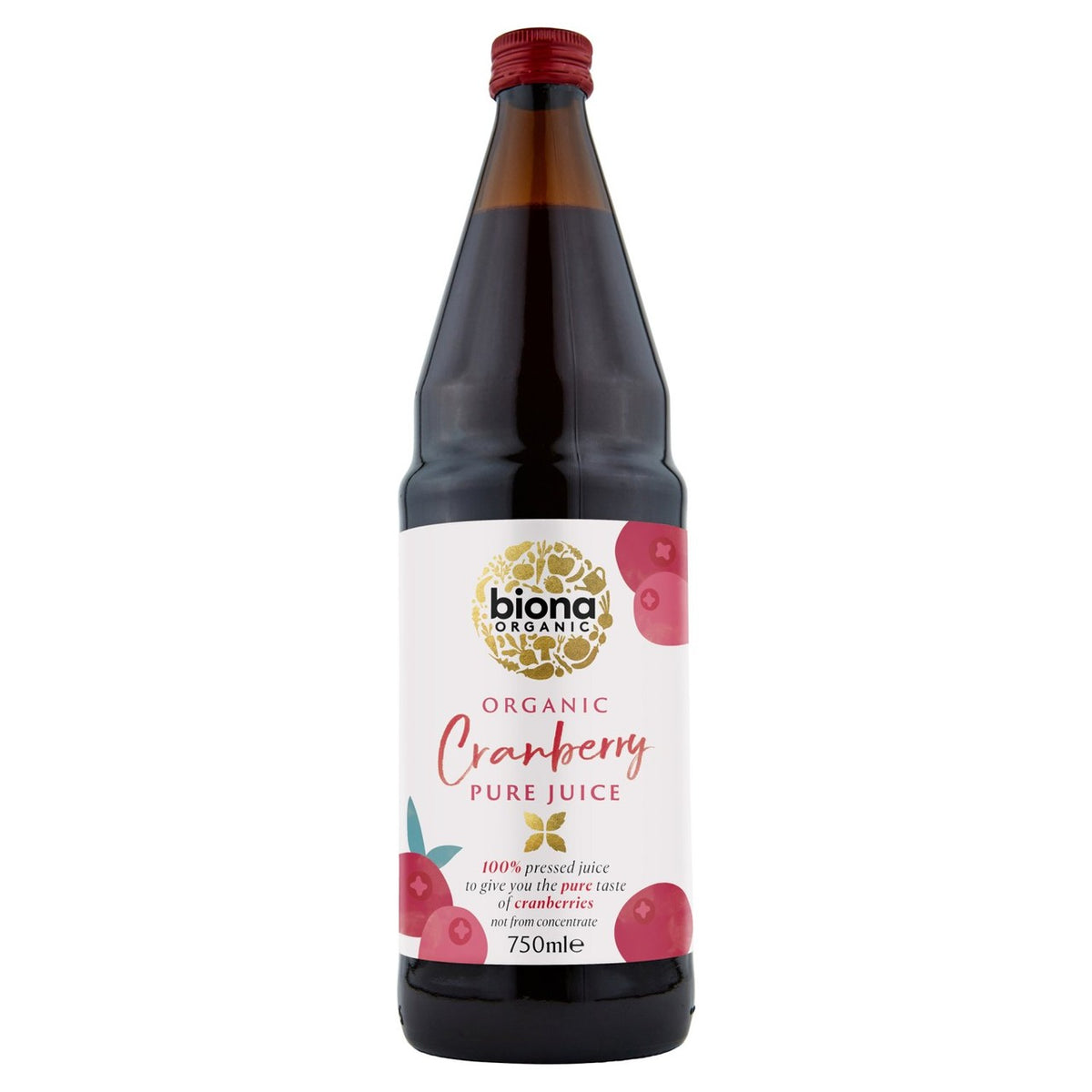 Biona organic pure cranberry juice - British product