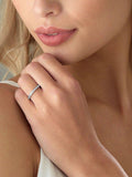 Beaverbrooks diamond half eternity ring in 9ct white gold - British product