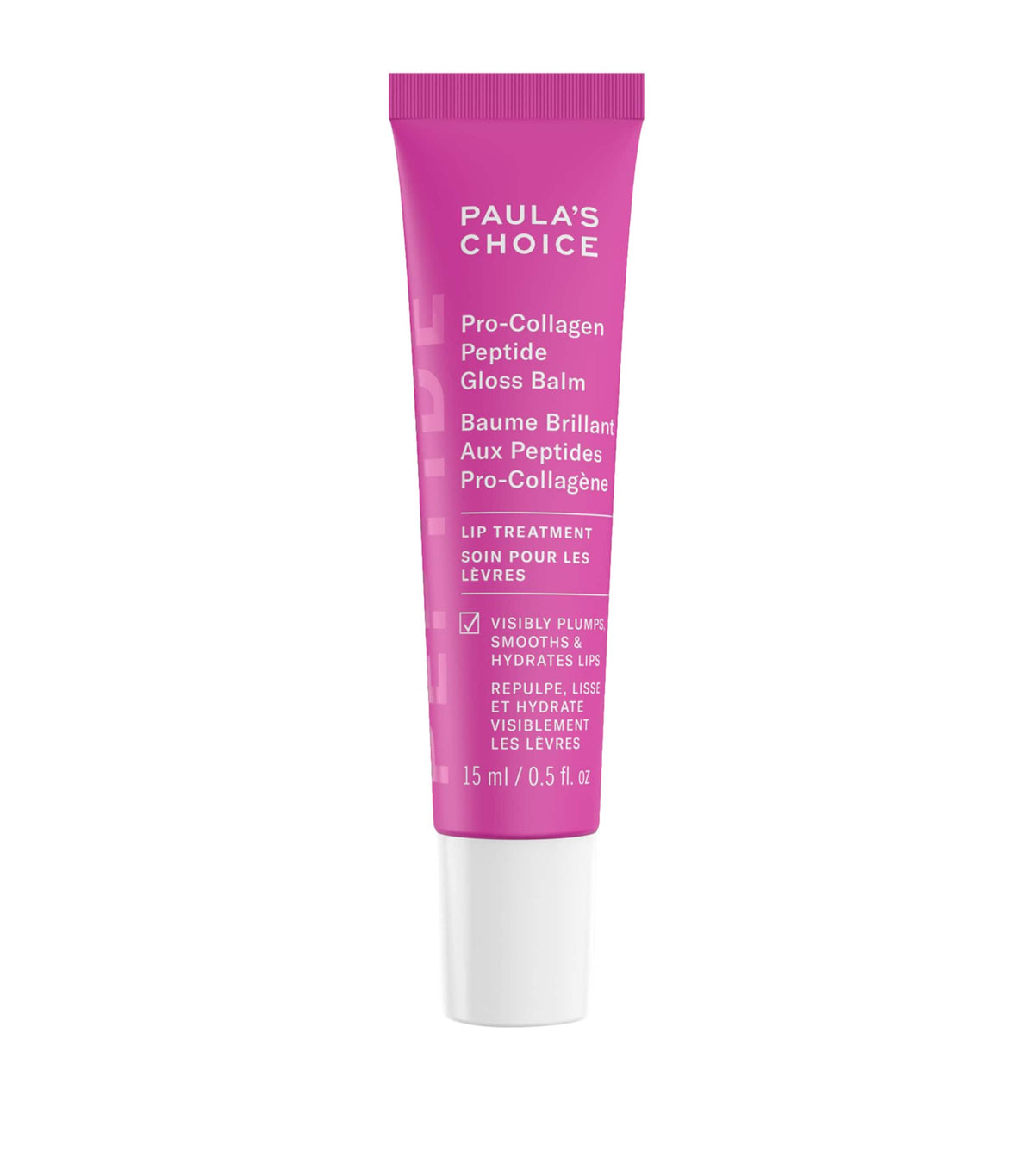Paula's Choice Pro-Collagen Peptide Gloss Balm 15ml, imported from the UK