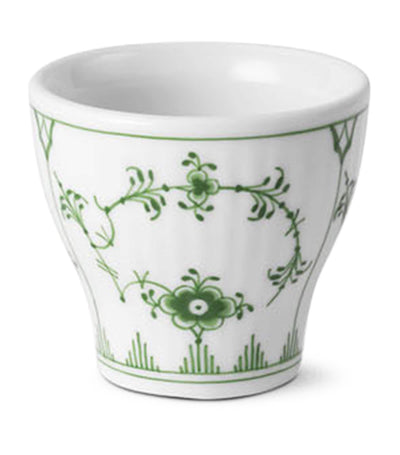 Royal Copenhagen Green Fluted Plain Porcelain Egg Cup
