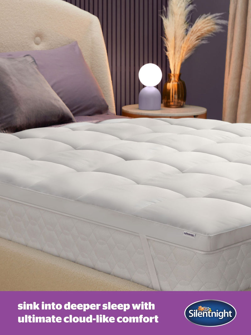 Silentnight White Deep Sleep Ultimate 1000 Extra Deep Mattress Topper